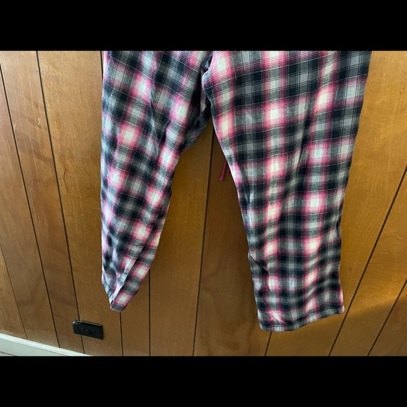 🔴 Flirtitude Black Pink Plaid Sleep Pants PJ Pants XL Waist 36” - Picture 8 of 9